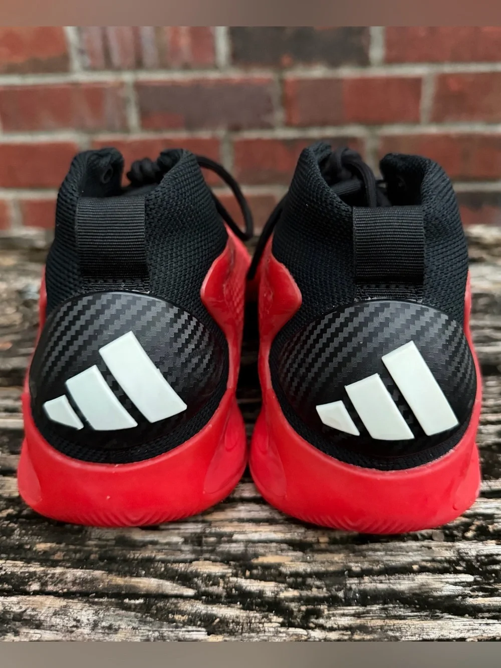 ADIDAS AE 1 Anthony Edwards Pure Ruby Mens Sz 5 Basketball Shoe Sneakers X4